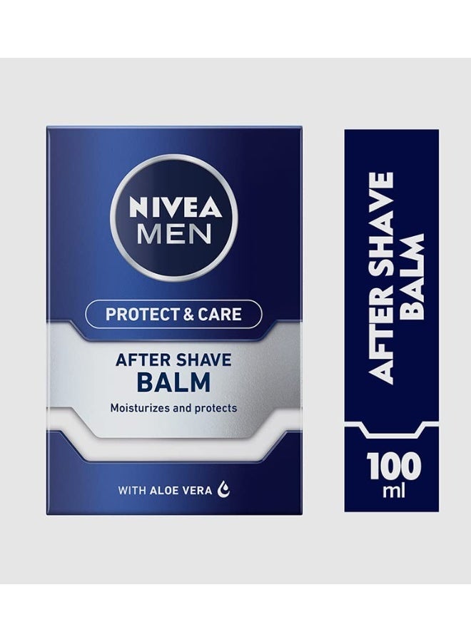 نيفيا بلسم نيفيا للرجال للحلاقة والعناية بالبشرة، بخلاصة الصبار لترطيب وحماية البشرة، 100 مل. - Image 4